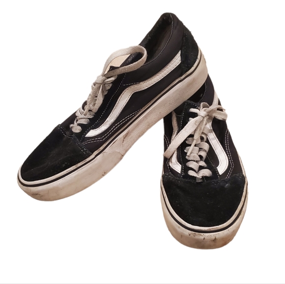 Unisex Vans Old skool size mens 6.5/women's 8 color black/white - Picture 1 of 4